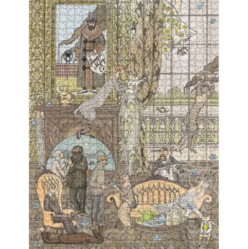 Pomegranate Gorey, Edward: Frawgge Mfrg Co Puzzle 1000pcs