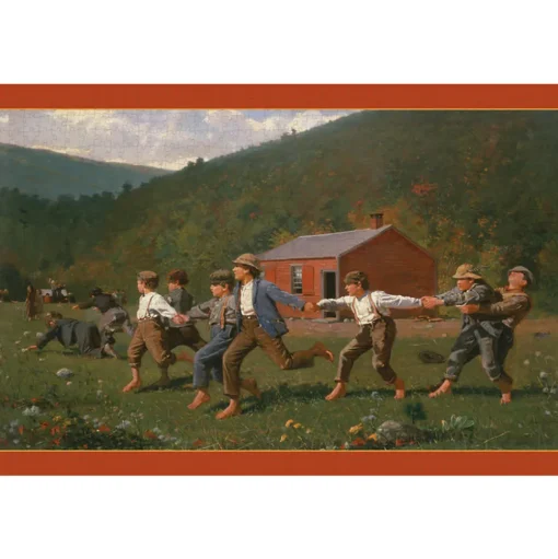 Pomegranate Homer, Winslow: Snap the Whip Puzzle 1000pcs RETIRED