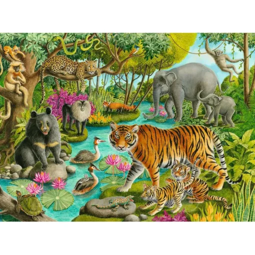 Ravensburger Animals of India Puzzle 60pcs