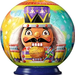 Ravensburger 3D Holiday Nutcracker Ball Puzzle 12pcs - Purple Hat