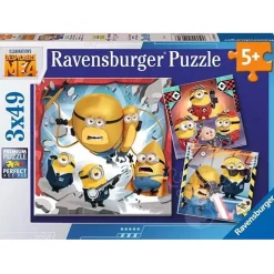 Ravensburger Despicable Me 4: Always mean Puzzle 3 x 49pcs