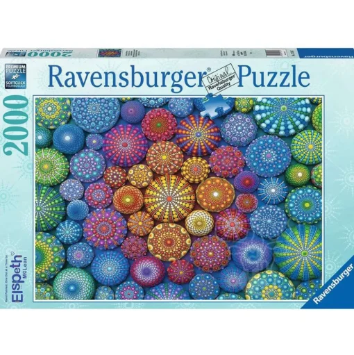 Ravensburger Elspeth McLean: Radiating Rainbow Mandalas Puzzle 2000pcs