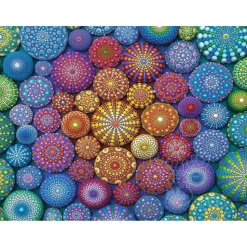 Ravensburger Elspeth McLean: Radiating Rainbow Mandalas Puzzle 2000pcs