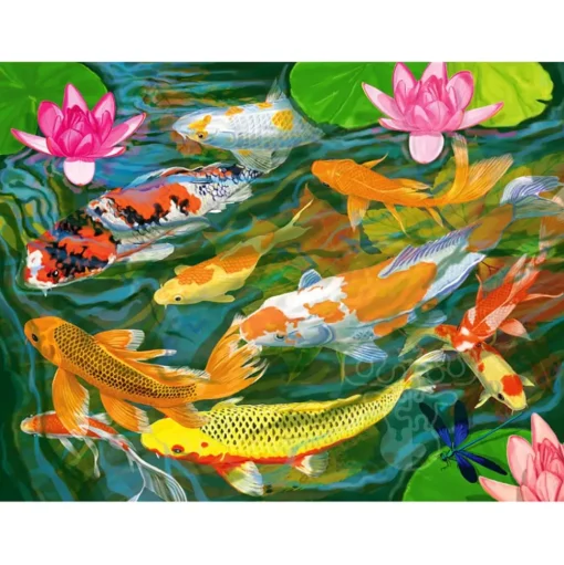 Springbok Koi Pond Puzzle 1000pcs