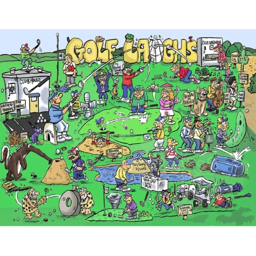SunsOut Golf Laughs Puzzle 1000pcs
