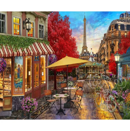Vermont Christmas Co. Evening in Paris Puzzle 1000pcs