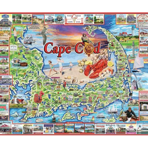 White Mountain Cape Cod Puzzle 1000pcs