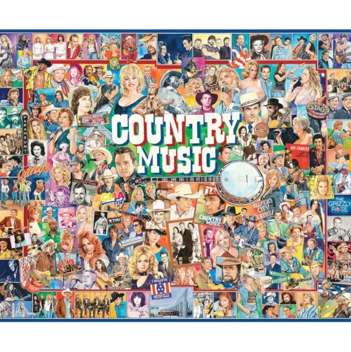White Mountain Country Music Puzzle 1000pcs