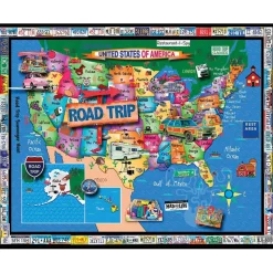 White Mountain Family Vacation Puzzle 1000pcs RETIRED