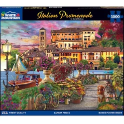 White Mountain Italian Promenade Puzzle 1000pcs