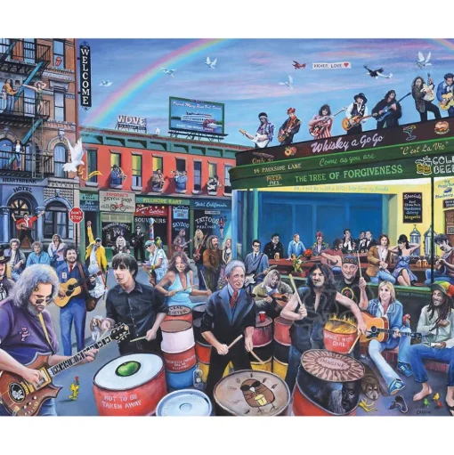 White Mountain Rock and Roll Heaven Puzzle 1000pcs