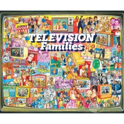 White Mountain TV Families Puzzle 1000pcs