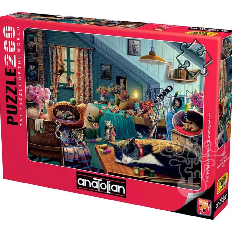 Anatolian Kitten Play Bedroom Puzzle 260pcs