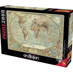 Anatolian World Map Puzzle 2000pcs
