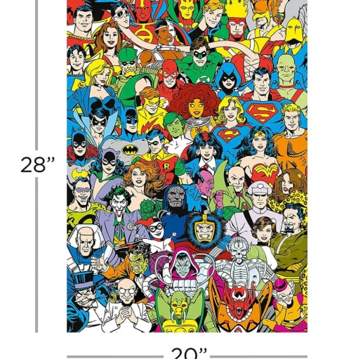Aquarius DC Comics - Retro Cast Puzzle 1000pcs