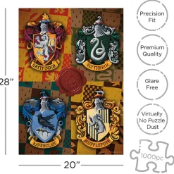 Aquarius Harry Potter - Crests Puzzle 1000pcs