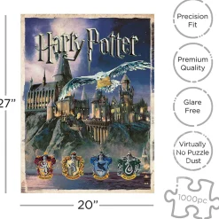 Aquarius Harry Potter - Hogwarts Puzzle 1000pcs