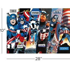 Aquarius Marvel Captain America Timeline Puzzle 1000pcs