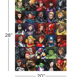 Aquarius Marvel Comics - Heroes Collage Puzzle 1000pcs