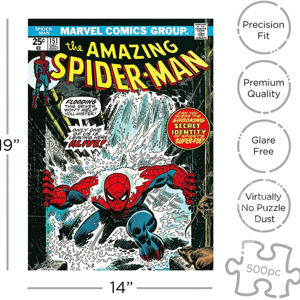 Aquarius Marvel The Amazing Spider-Man Cover Puzzle 500pcs