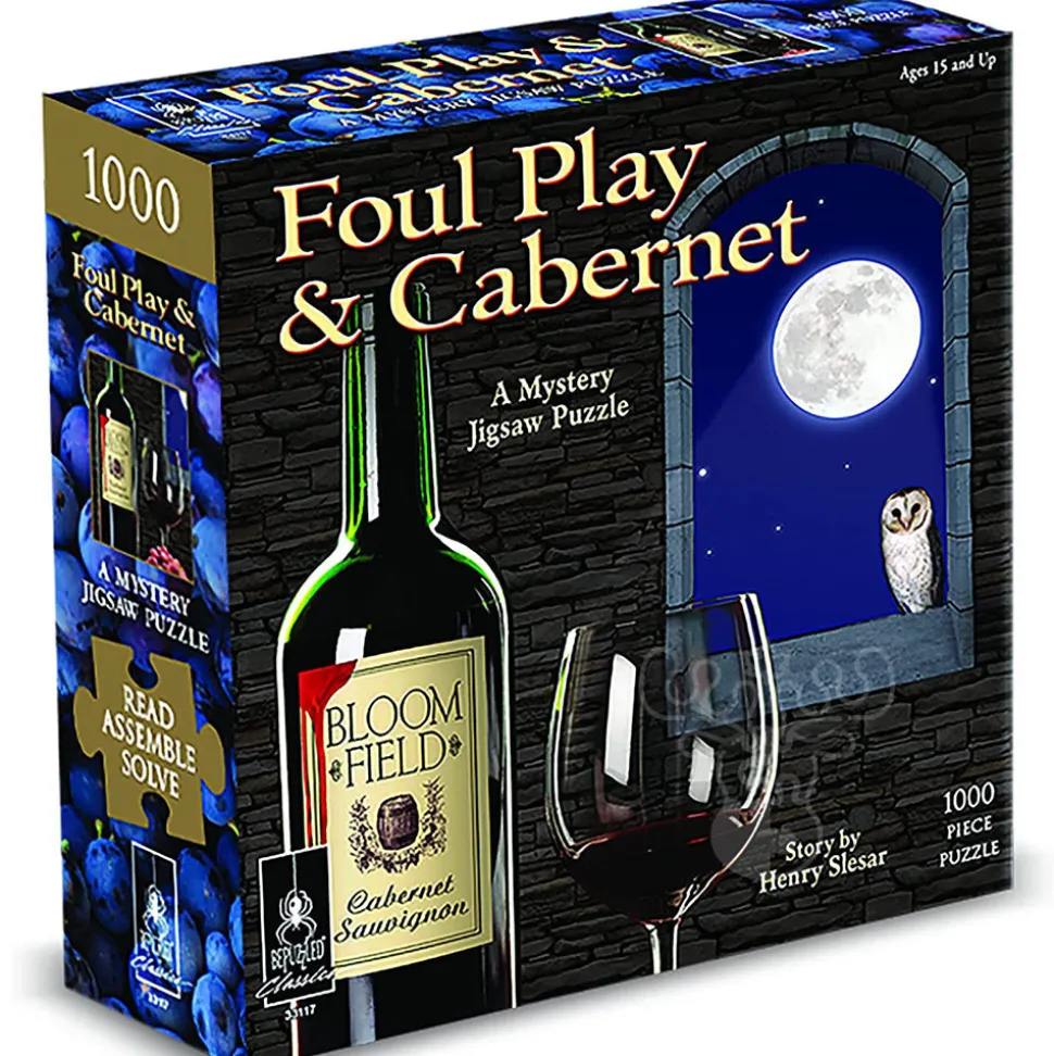 BePuzzled Classics Foul Play & Cabernet Mystery Puzzle 1000pcs