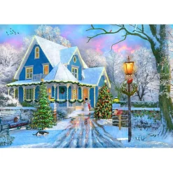 Bluebird Christmas at Home Puzzle 1000pcs