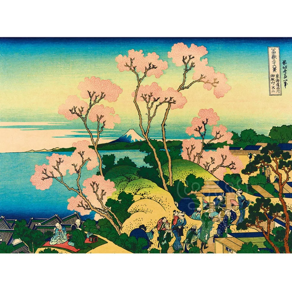 Bluebird Katsushika Hokusai - Shinagawa on the Tokaido, 1832 Puzzle 1000pcs