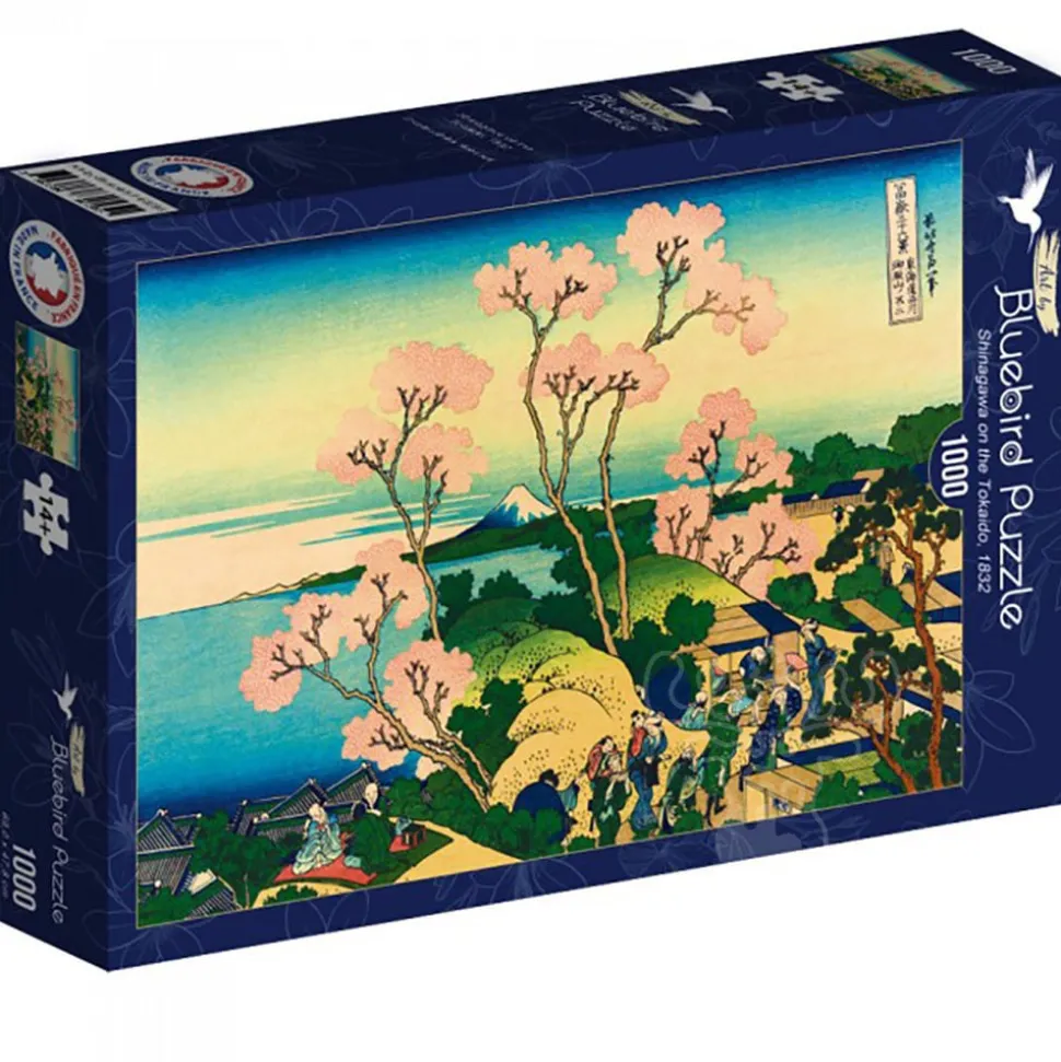 Bluebird Katsushika Hokusai - Shinagawa on the Tokaido, 1832 Puzzle 1000pcs