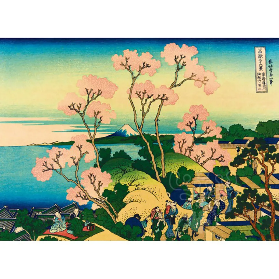 Bluebird Katsushika Hokusai - Shinagawa on the Tokaido, 1832 Puzzle 1000pcs