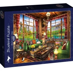 Bluebird Mount Cabin View Puzzle 1000pcs