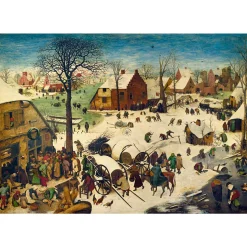 Bluebird Pieter Bruegel the Elder - The Census at Bethlehem, 1566 Puzzle 1000pcs