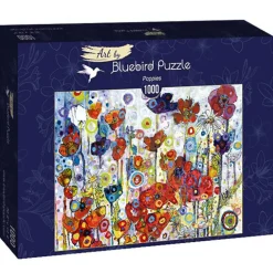 Bluebird Poppies - Sally Rich Puzzle 1000pcs