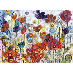Bluebird Poppies - Sally Rich Puzzle 1000pcs