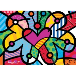 Bluebird Romero Britto - Heart Butterfly Puzzle 2000pcs