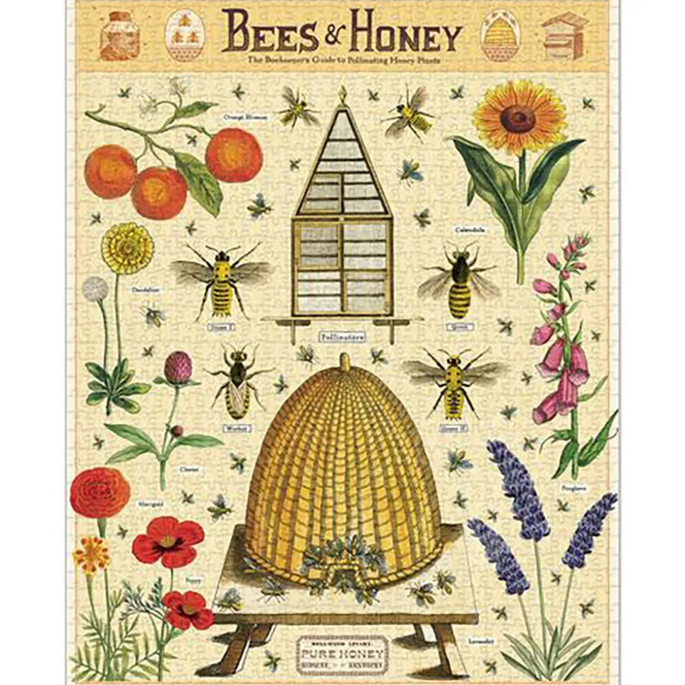 Cavallini Vintage: Bees & Honey Puzzle 1000pcs
