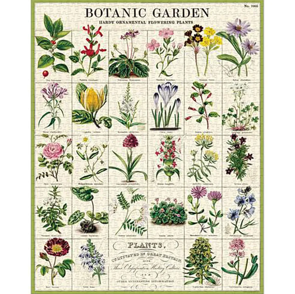 Cavallini Vintage: Botanic Garden Puzzle 1000pcs
