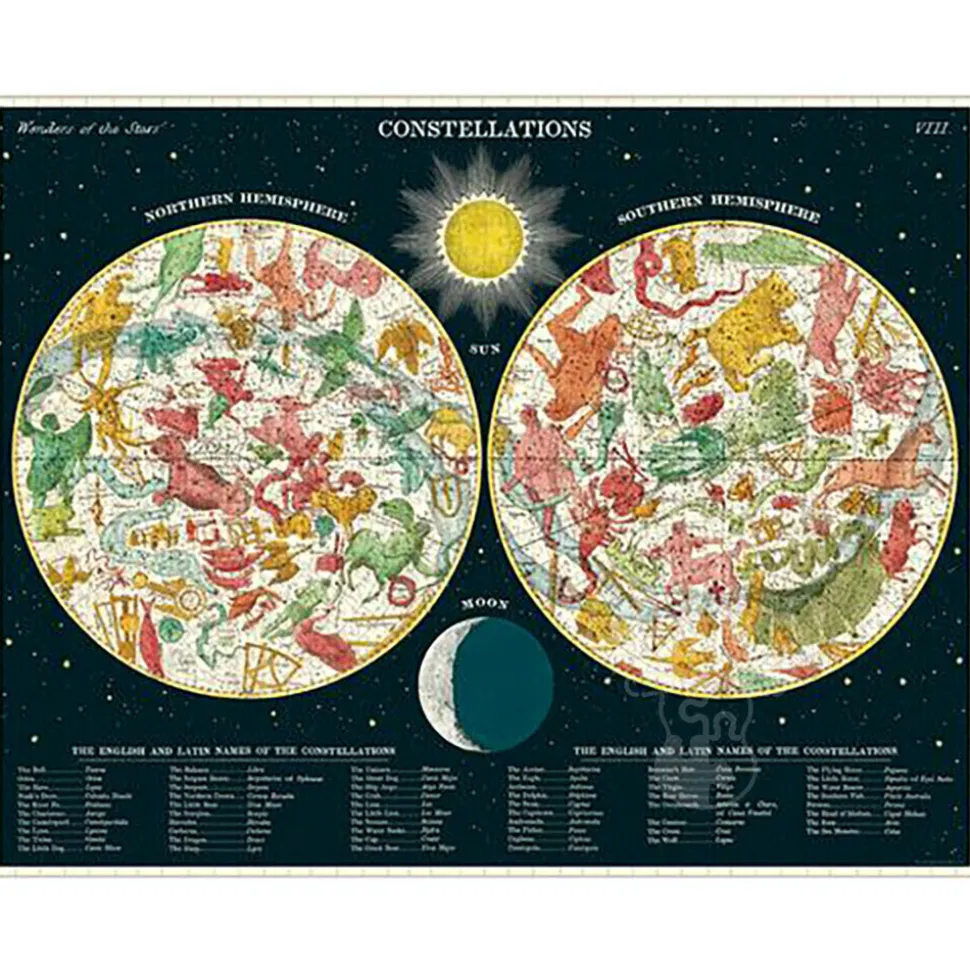 Cavallini Vintage: Constellations Puzzle 1000pcs