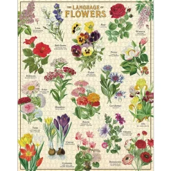 Cavallini Vintage: Language of Flowers Puzzle 1000pcs