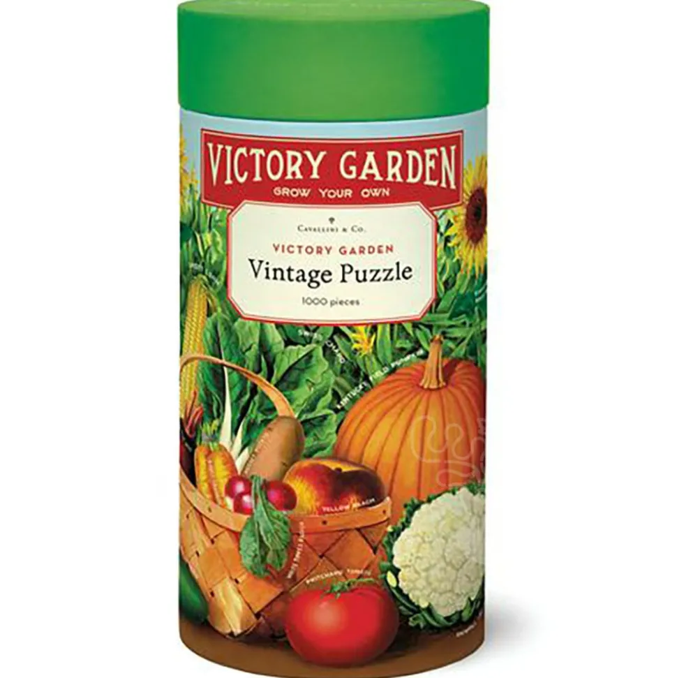 Cavallini Vintage: Victory Garden Puzzle 1000pcs