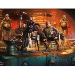 Ceaco Thomas Kinkade Star Wars The Mandalorian - A New Beginning Puzzle 500pcs