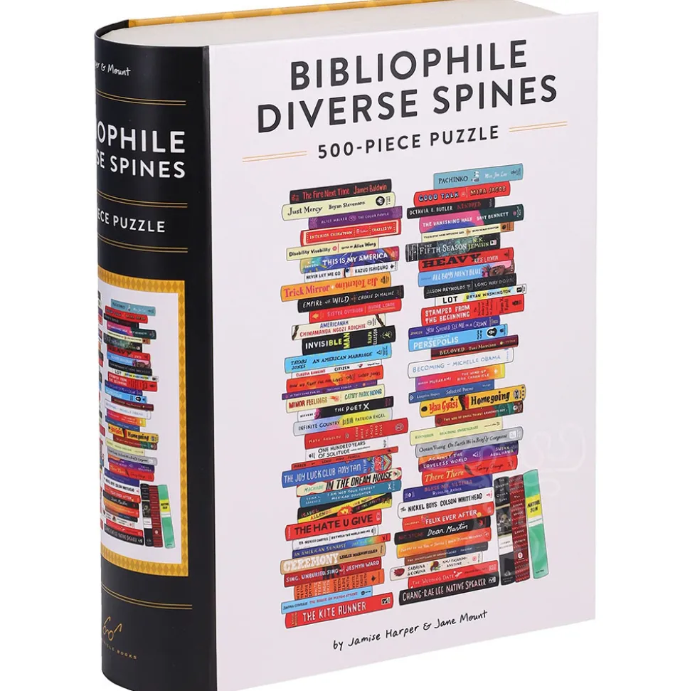 Chronicle Bibliophile Diverse Spines Puzzle 500pcs