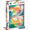 Clementoni Funny Dinos 2 x 20pcs