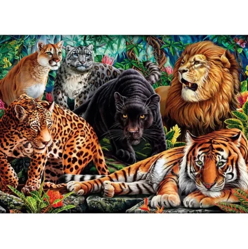 Clementoni Wild Cats Puzzle 500pcs