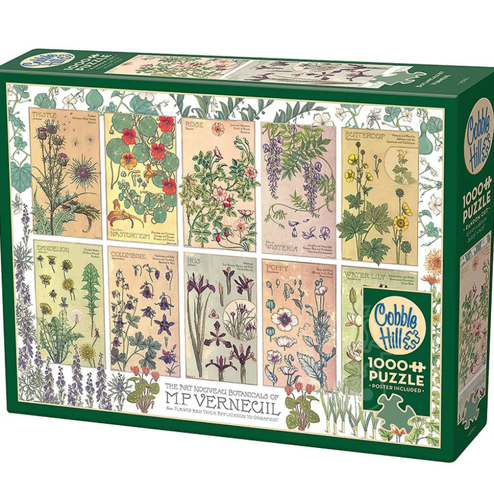 Cobble Hill Botanicals by Verneuil Puzzle 1000pcs