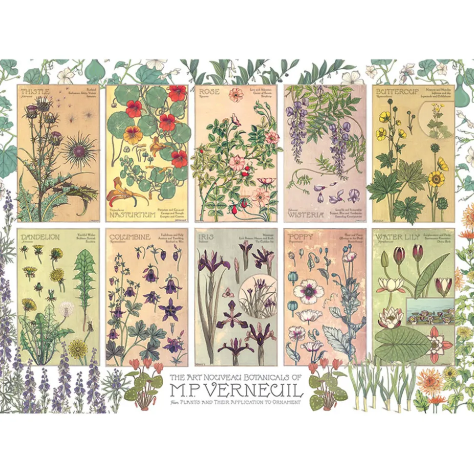 Cobble Hill Botanicals by Verneuil Puzzle 1000pcs