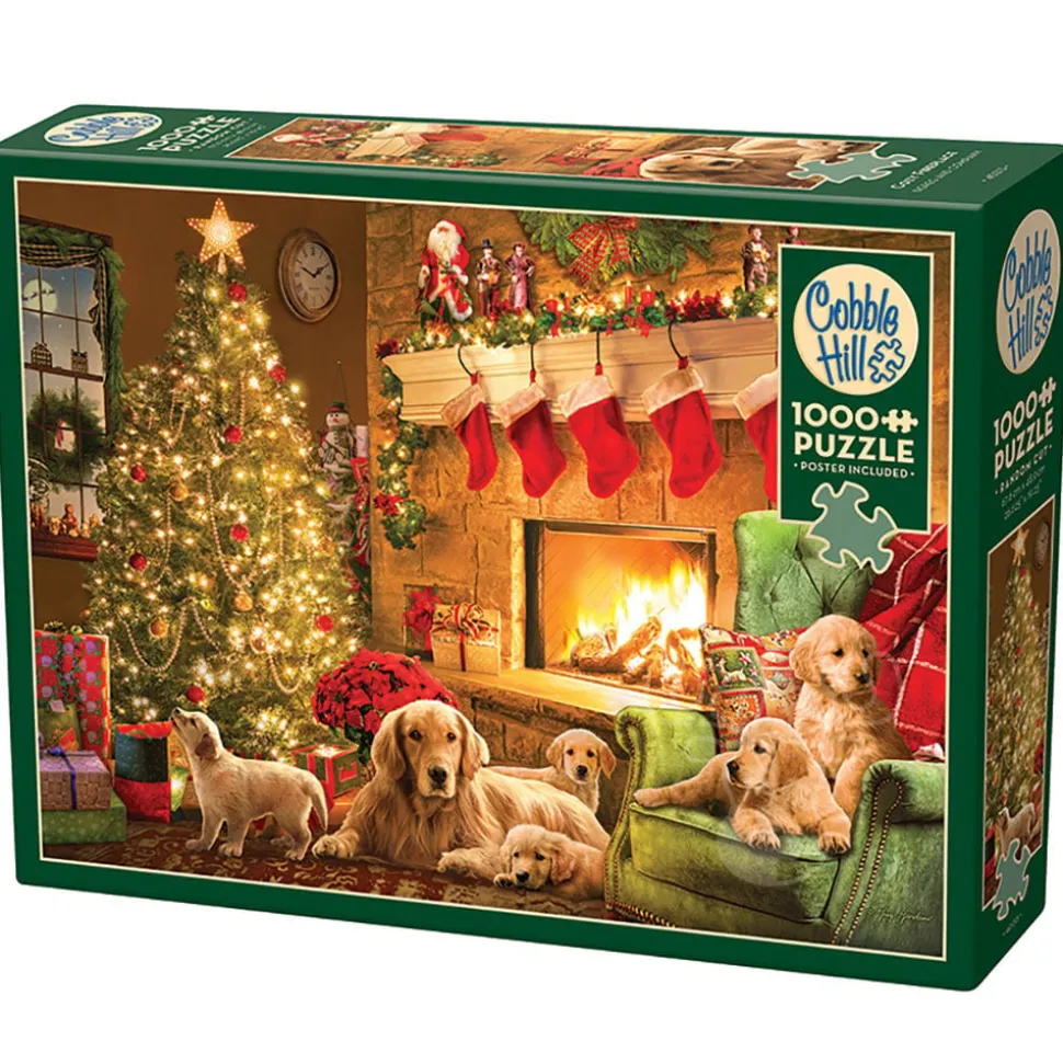 Cobble Hill Cozy Fireplace Puzzle 1000pcs