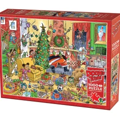 Cobble Hill DoodleTown: Catching Santa Puzzle 1000pcs