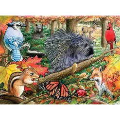 Cobble Hill Eastern Woodlands Tray Puzzle 35pcs
