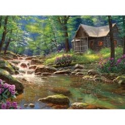 Cobble Hill Fishing Cabin Puzzle 1000pcs