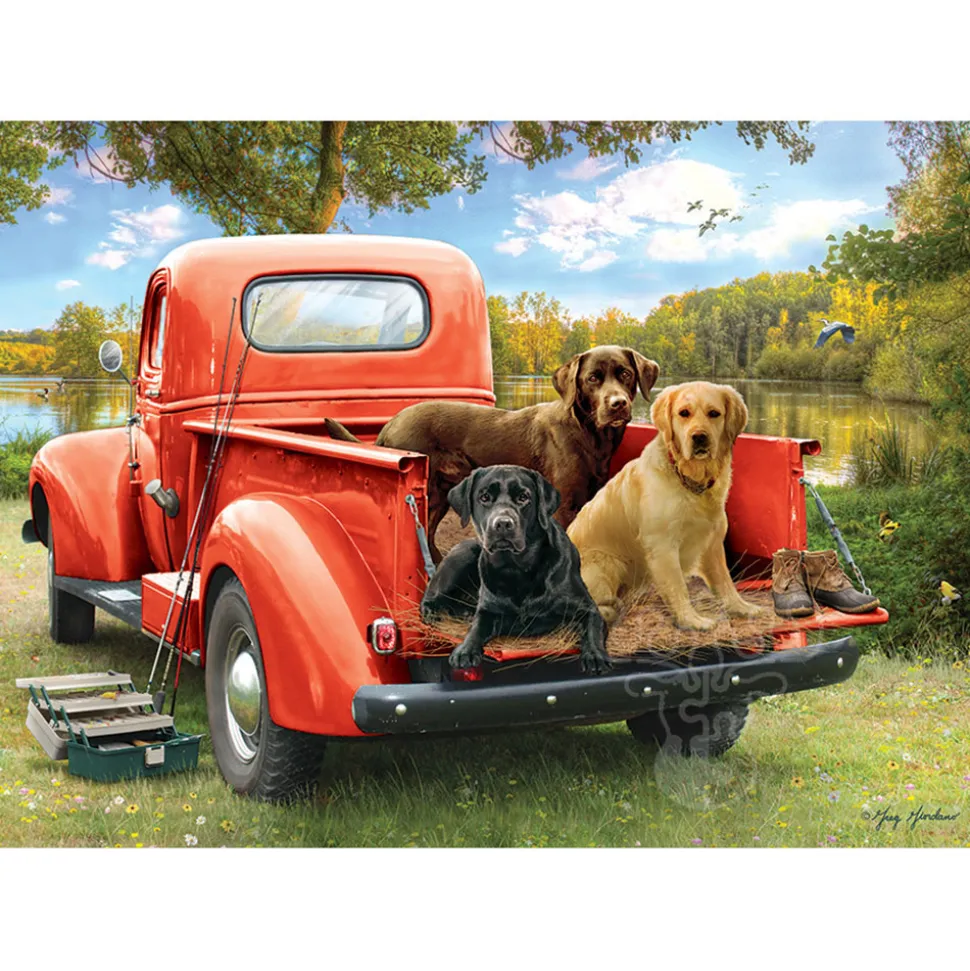 Cobble Hill Fishing Friends Puzzle 1000pcs